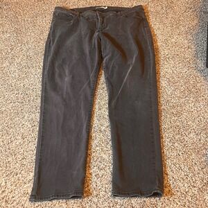 Levis 311 Shaping Skinny Jeans Womens 24W Black Denim Comfort Stretch‎ Casual
